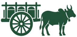 Bullock cart icon representing native sourcing